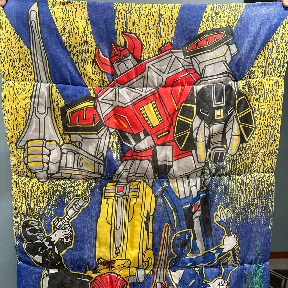 Vintage 1994 Mighty Morphin Power Rangers Sleeping Bag Saban